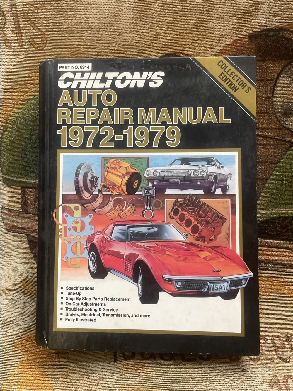 Vintage (1984) Chilton’s Auto Repair Manual 1972-1979 Mechanic’s & Garage Guide